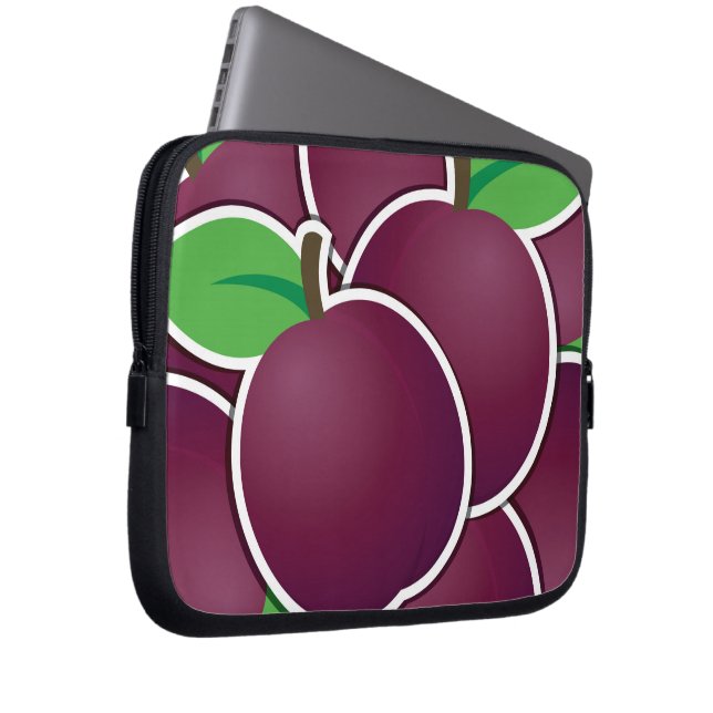 Funky plum laptop sleeve (Voorkant Rechts)
