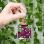 Funky plum sleutelhanger (Hand)