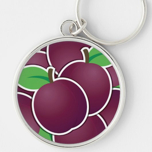 Funky plum sleutelhanger (Voorkant)