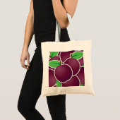 Funky plum tote bag (Voorkant (product))