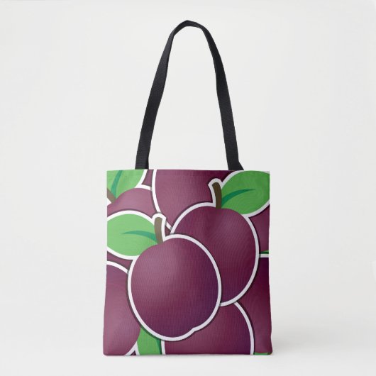 Funky plum tote bag (Voorkant)