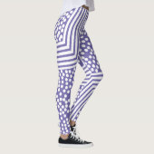 Funky Polka Dot Lines Bold Leggings (Rechts)