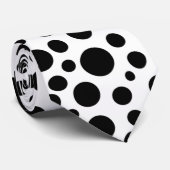 funky polka stips stropdas (Opgerold)