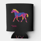 Funky pony's Colt patroon Wild Herdz kan gezellig Blikjeskoeler (Achterkant)