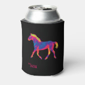 Funky pony's Colt patroon Wild Herdz kan gezellig Blikjeskoeler (Blikje Achterkant)