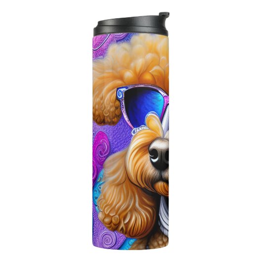 Funky Poodle Thermosbeker (Gedraaid links)