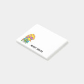 Funky Pop-Art Mushroom Post-it® Notes (Schuin)