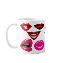 Funky Pop Kunstpatroon Sensuele Lippen 70s Kunstwe