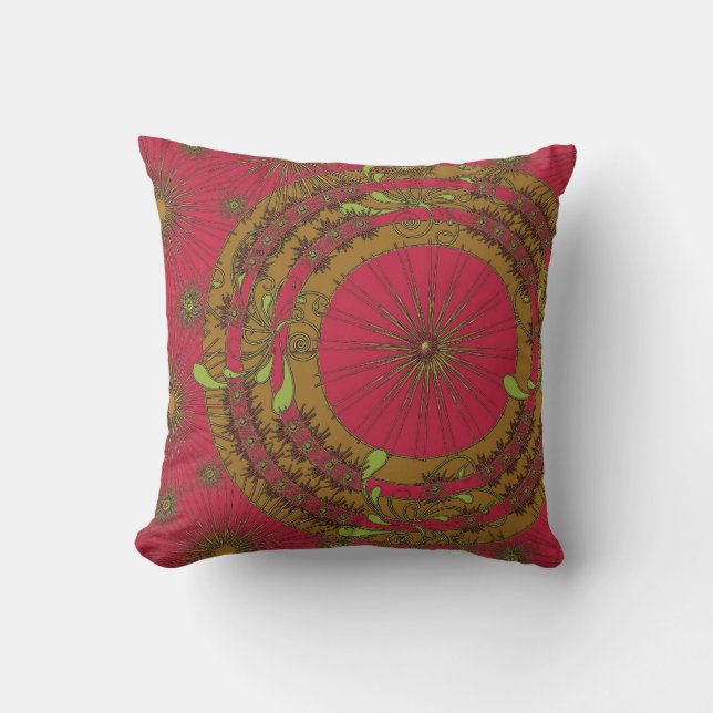 Funky PopArt Design Pillow Kussen (Voorkant)