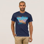 Funky Positieve Hoogste T-shirt Vibes (Voorkant volledig)