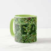 Funky Prickly Peace Holly koffie mok (Voorkant links)