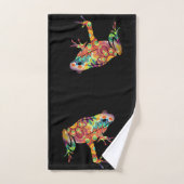 Funky Psychedelic Frog Bad Handdoek (Handdoek)