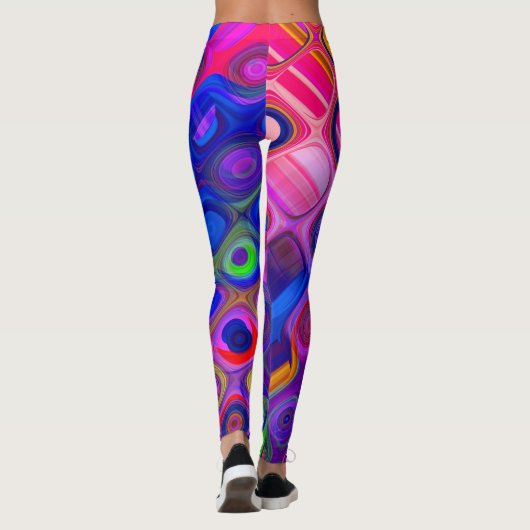 Funky Psychedelic Leggings (Achterkant)