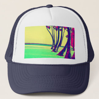 funky psychedelic strand design trucker pet