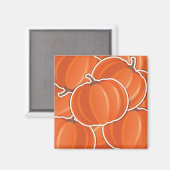 Funky pumpkin magneet (Voorkant / Achterkant)