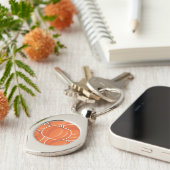 Funky pumpkin sleutelhanger (Zijkant)
