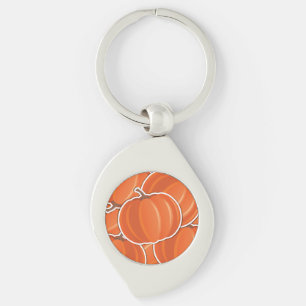 Funky pumpkin sleutelhanger
