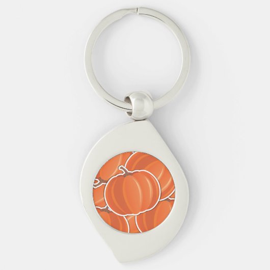 Funky pumpkin sleutelhanger (Voorkant)