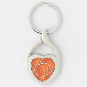 Funky pumpkin sleutelhanger