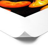 Funky pumpkins art poster (Hoek)