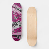 Funky-Punky Black Skateboard (Voorkant)