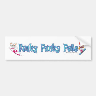 Funky Punky Pets bumper sticker