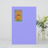 Funky Puppy Briefpapier (Staand voorkant)