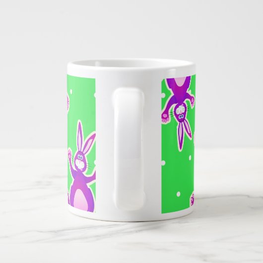 Funky rabbit, jumbo mok (Achterkant)