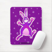 Funky rabbit, mousepad muismat (Met muis)