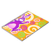 Funky rabbit, notitieboek (Linkerzijde)