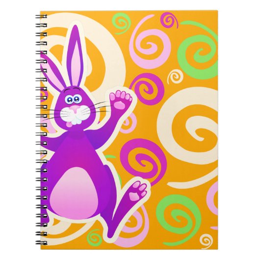 Funky rabbit, notitieboek (Voorkant)