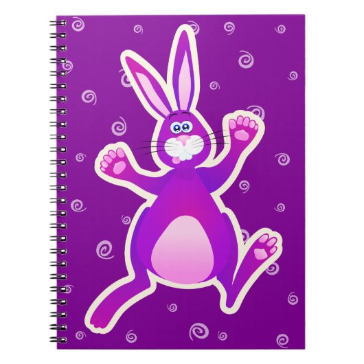 Funky rabbit, notitieboek (Voorkant)