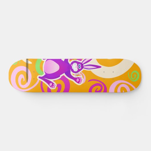 Funky rabbit, schaats skateboard (Horizontaal)