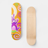 Funky rabbit, schaats skateboard (Voorkant)