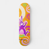 Funky rabbit, schaats skateboard (Voorkant)
