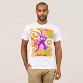 Funky rabbit, t-shirt (Voorkant volledig)