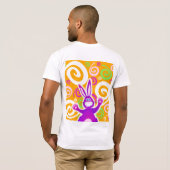 Funky rabbit, t-shirt (Achterkant volledig)