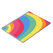 Funky Rainbow Notitieboek (Linkerzijde)