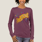 Funky Rainbow Squid Tri-Blend Shirt (Voorkant)