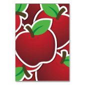 Funky red apple kaart (Voorkant)