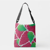 Funky red grappen crossbody tas (Voorkant)