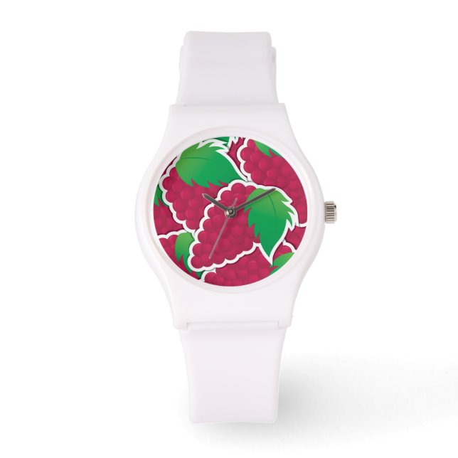 Funky red grappen horloge (Voorkant)