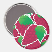 Funky red grappen magneet (Voorkant / Achterkant)