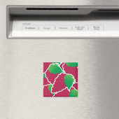 Funky red grappen magneet (Insitu (Vaatwasser))