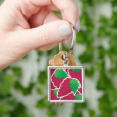 Funky red grappen sleutelhanger (Hand)