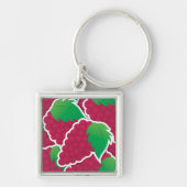 Funky red grappen sleutelhanger (Voorkant)