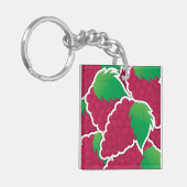 Funky red grappen sleutelhanger (Voorkant Links)