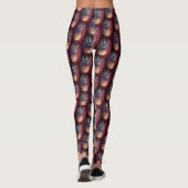 Funky Red Yummy Ananas Leggings (Achterkant)