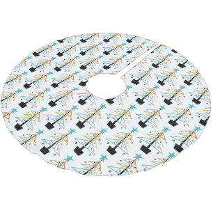 Funky Retro Abstracte Kerstboom Mid Century Rok