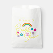 Funky Retro Bridal Shower Bedankzakje (Voorkant)